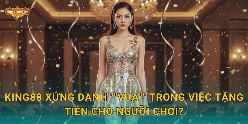 KING88 xứng danh "Vua" trong việc tặng tiền cho người chơi?