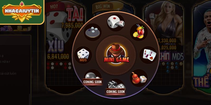 Khám phá sảnh Minigames