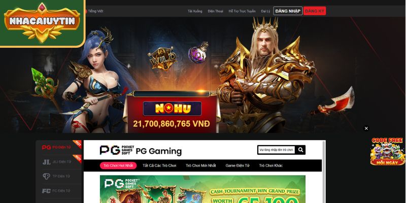 Kho game slot đa dạng