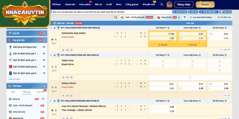 DV88 - Nền tảng dễ theo dõi nhờ bố cục gọn